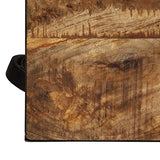 BaraSh Table Basse avec roulettes Bois de manguier Massif 100x60x26 cm,Table Basse,Table Basse Salon,Tables Basses De Salon,