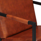 Festnight Fauteuil de Salon | Fauteuil en Cuir véritable Luxueux | Fauteuil de Bureau | Fauteuil Relax pour Canapé | Vintage