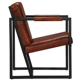 Festnight Fauteuil de Salon | Fauteuil en Cuir véritable Luxueux | Fauteuil de Bureau | Fauteuil Relax pour Canapé | Vintage