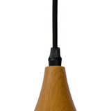 Lucide WOODY - Suspension - Ø 42 cm - Marron (Bois clair) - 44 x 44 x 36 cm (Ref: 76360/01/72)