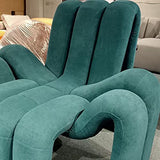 Couches for Living Room Personality Special-Shaped Spider Seat Simple Single Leisure Sofa Model Room Hotel Lazy Lounge Chair Lounger Sofa (Color : Red) (Grey)