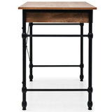 vidaXL Bureau avec Tiroir Couleur de Chêne Table d'Ordinateur Table Console