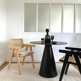 OPJET Chaise, Rotin, Noir, Midi