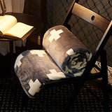 YYOBK Lit Lit Couvertures Couverture Lancers Voyage Nap Couverture Couverture Car Couch Couverture Couverture Genou Draps Hiver Quilts Canapé Blanket Home Décor Couvertures Croix-Gris 150 * 200cm