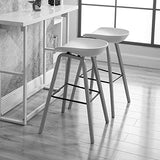 YLCJ Tabourets de Bar Chaise Repose-Pieds avec siège ABS Chaises de Salle à Manger Tabouret pour Le Petit déjeuner Cuisine Restaurant Pub | CAF; Tabouret de Bar Max. Charge 150kg Jambes de Bois