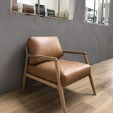 ALTASSINA Fauteuil Cuir (Camel)