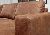 MASSIVMOEBEL24.DE Canapé d'angle (Cognac) - London