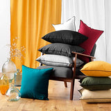 COUSSIN DEHOUSSABLE SURJET 50 x 50 CM COTON RECYCLE UNI MISTRALINE KAKI