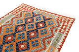 Nain Trading Kilim Tapis afghan oriental 195 x 144 cm Rouge tissé à la main Afghanistan