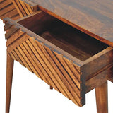 Artisan Furniture Table Console Chestnut Lille, Bois de Mangue, châtaigne, Taille Unique