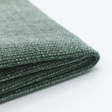 Oviala Canapé Convertible Tissu Vert Gris 3 Places avec Une Housse supplémentaire en Lin Naturel