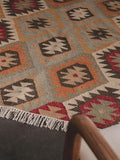 Benuta Pure Kelim Zohra tissée à la Main - Laine tissée à la Main - Rectangulaire & Style : Kilim, Traditionnel, Ethnique, Natural Living - Facile d'entretien pour Le Salon, la Chambre à Coucher |