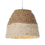 LUSSIOL Lumianire SALTA, Suspension Jacinthe d'eau Naturel, Diam. 34 cm, E27 60W, idéal pour chambre, salon, entrée, appartement