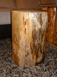 Own Design Rustique Pin Bûche Arbre Tabouret Salon Cuisine Jardin Bar Pub chaise Bois marron