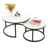 HANSHAN Table d'appoint Table Gigogne, Tables Basses