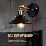REFURBISHHOUSE Applique murale industrielle E27 Base Grenier retro LED Appliques murales Escaliers Salle de bains Appliques murales en fer