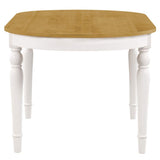 vidaXL Table de Salle à Manger Ovale Placage en Chêne Table à Manger Cuisine
