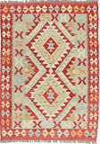 Nain Trading Kilim Afghan Tapis oriental tissé à la main Beige 121 x 88 cm