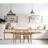 Biscottini Table a Manger Extensible 160x80x80 cm Made in Italy | Table Cuisine | Table Extensible Style Country | Table Salle a Manger Extensible