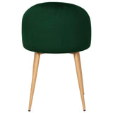 Nimara Chaise en velours au design scandinave, chaise de salle à manger et chaise de cuisine en tissu, chaise de salle à manger rose, gris, vert foncé, vert et bleu