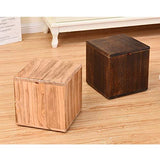 Tabouret en Bois Massif Adulte Petit Banc De Mode Canapé Famille Table Basse Bûches De Pin HENGXIAO (Color : Yellow)