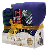 Sahinler Coffret Coussin + Plaid Harry Potter, 100% Polyester, Bleu, 100x130cm + 35x35 cm