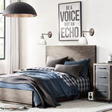 Applique murale industrielle Phansthy avec interrupteur marche-arrêt, applique murale rétro avec abat-jour en métal dôme, éclairage intérieur E27 pour cuisine chambre salon (blanc)