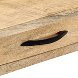 vidaXL Table Console Table d'Entrée Table de Salon Table de Couloir Meuble de Salon Meuble de Couloir Maison 115x40x75 cm Bois de Manguier Massif