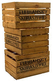 Kistenkoli Altes Land Lot de 3Ã'Â grosses caisses ÃƒÂ  fruits Ã'Â«Ã'Â TSÃ'Â Ã'Â» caisses ÃƒÂ  vin ou ÃƒÂ  pommes en bois Shabby Vintage by Kistenkolli Altes Land