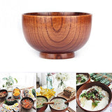 SODIAL Bols en Bois Bol en Bois Bol Alimentaire sain Recipient Vintage Vaisselle Vaisselle Accessoires de Cuisine