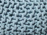Beliani Pouf Bleu Clair 40 x 25 cm Conrad
