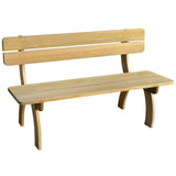 Festnight Banc de Jardin en Bois 150 x 60 x 86 cm