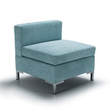 Marque Amazon - Movian - Fauteuil modulaire City Club (sans accoudoirs), Turquoise