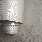 Statement Feature Wallpapers Sparkle étoiles Papier Peint métallique Brillant Moderne géométrique de Luxe 4 Couleurs Holden