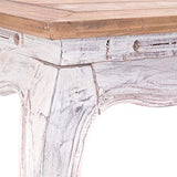 DESIGN DELIGHTS East 80" Table basse en acajou massif 80 x 80 x 35 cm