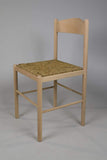 Tommychairs chaises de Design - Set de 2 chaises Pisa 38 pour la Cuisine, Bar et la Salle à Manger, avec Solide Structure en Bois de hêtre Poli, Non traité, 100% Naturel et Assise en Paille