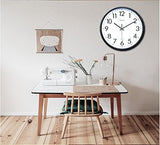 Horloge Murale Moderne FunRun Silencieuse circulaire de Salon 25cm/10"