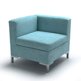 Marque Amazon - Movian - Fauteuil modulaire City Club (avec accoudoir gauche), Turquoise