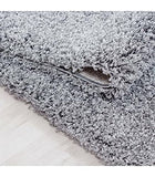 Carpettex Teppich Tapis Shaggy Pile Longue Couleur Unique Gris Claire - 120x170 cm