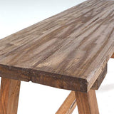 DESIGN DELIGHTS Anzio 90 Banc en Bois recyclé Pliable 90 x 39 x 26 cm