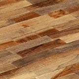 vidaXL Table Basse Teck Recyclé Massif Ovale Meuble de Salon Table de Canapé