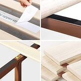 ZINUS 30 cm Alexia Sommier plateforme en bois avec tête de lit | Base solide en bois | Support à lattes en bois | Facile à monter | Rangements sous le lit | 140 x 190 cm | Pin rustique