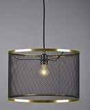 SHINY STAR Suspension noire avec plug-in - Style vintage - Kit E27 - Câble torsadé tressé de 4500 mm - Avec interrupteur d'arrêt 81904BPG