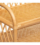 Atmosphera - Meuble Étagère 3 Niveaux en Rotin H 76 cm