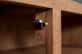 Macabane Buffet 2 Portes 2 tiroirs, Bois, Cannelle, 180 x 50 x 84 cm
