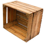 Jeu De 3 Vintage Boîte en bois - vieux Caisse de fruits - Boîte à vin - Nature Used Look