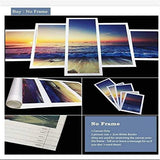 Sunglade Dessin au Trait Noir et Blanc Visage Abstrait Dessin au Trait Imprime Affiche Nordique décoration Photo Boho Wall Art Decor   19,6"x 27,5" (50x70cm) sans Cadre