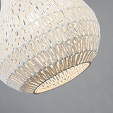 QAZQA lina - Grande suspension Design - 1 lumière - Ø 450 mm - Blanc - Design,Rétro - Éclairage intérieur - Salon I Chambre I Cuisine I Salle à manger