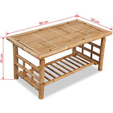 vidaXL Mobilier de Jardin 12 pcs Bambou Salle à Manger Extérieur Salon Jardin