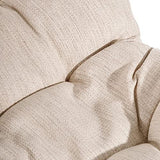Fauteuil Naturel avec Coussin Fibres - FYSIKES - L 76 x l 76 x H 87 - Neuf